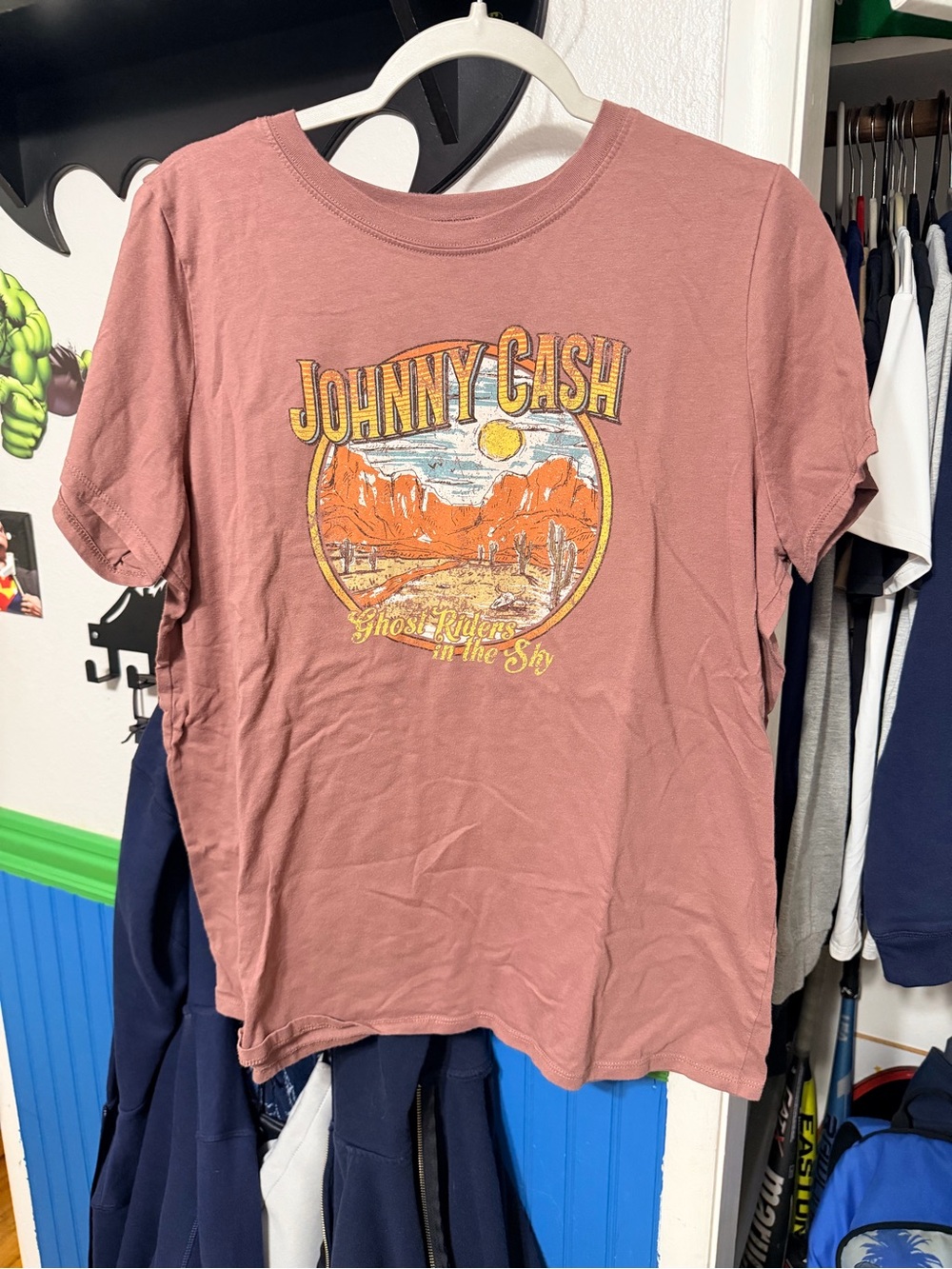 torrid Johnny Cash Graphic Tee in Dusty Rose